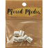 AussieSuperStore Jewellery Making Supplies Mixed Media Metal Indent Tube 11mmx10mm Mixed Media Metal Indent Tube 11mmx10mm | Jewellery Making Findings | Jewellery Making Supplies 9323823200992 MM18014